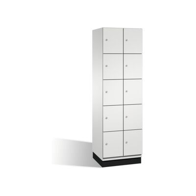 Armoire Cambio - 10 compartiments, gris clair, acier - Publicité Armoire Cambio - 10 compartiments, gris clair, acier - Publicité