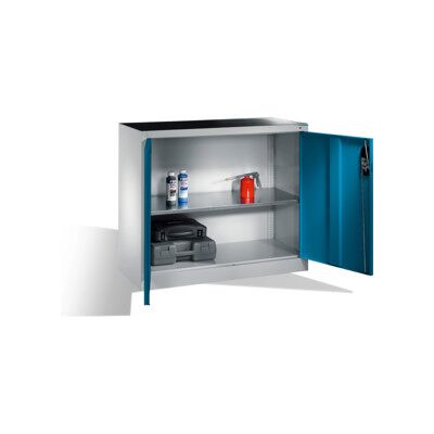 C + P Möbelsysteme Armoire d'appoint à outils C+P avec portes battantes, 1 tablette intérieure, H1000xL1200xP400mm Façade bleu clair Corps gris clair ; C + P Möbelsystem (8830-000 S10224) - Publicité C + P Möbelsysteme Armoire d'appoint à outils C+P avec portes battantes, 1 tablette intérieure, H1000xL1200xP400mm Façade bleu clair Corps gris clair ; C + P Möbelsystem (8830-000 S10224) - Publicité