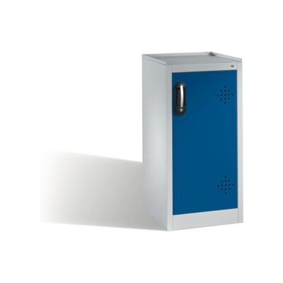 C + P Möbelsysteme Armoire d'appoint environnementale C+P avec porte battante, 2 bacs en polyéthylène, H1020xL500xP500mm Façade bleu gentiane Corps gris clair ; C + P Mö (8721-316 S10038) - Publicité C + P Möbelsysteme Armoire d'appoint environnementale C+P avec porte battante, 2 bacs en polyéthylène, H1020xL500xP500mm Façade bleu gentiane Corps gris clair ; C + P Mö (8721-316 S10038) - Publicité