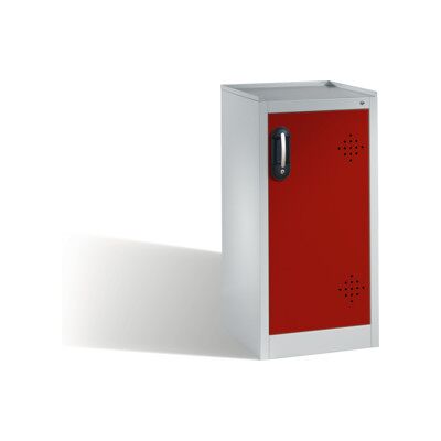 C + P Möbelsysteme Armoire d'appoint environnementale C+P avec porte pivotante, 2 bacs en polyéthylène, H1020xL500xP500mm Façade rouge rubis Corps gris clair ; C + P Möb (8721-316 S10037) - Publicité C + P Möbelsysteme Armoire d'appoint environnementale C+P avec porte pivotante, 2 bacs en polyéthylène, H1020xL500xP500mm Façade rouge rubis Corps gris clair ; C + P Möb (8721-316 S10037) - Publicité
