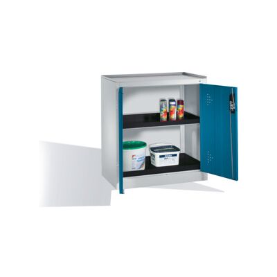 C + P Möbelsysteme Armoire d'appoint environnementale C+P avec portes battantes, 2 bacs en polyéthylène, H1020xL930xP500mm Façade bleu clair Corps gris clair ; C + P Möb (8821-316 S10083) - Publicité C + P Möbelsysteme Armoire d'appoint environnementale C+P avec portes battantes, 2 bacs en polyéthylène, H1020xL930xP500mm Façade bleu clair Corps gris clair ; C + P Möb (8821-316 S10083) - Publicité