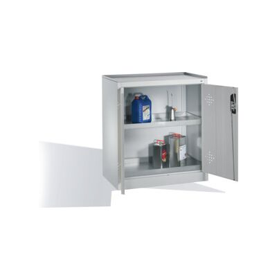 C + P Möbelsysteme Armoire d'appoint environnementale C+P avec portes battantes, 2 tablettes pour bacs, H1020xL930xP500mm Façade gris clair Corps gris clair ; C + P Möbe (8821-315 S10154) - Publicité C + P Möbelsysteme Armoire d'appoint environnementale C+P avec portes battantes, 2 tablettes pour bacs, H1020xL930xP500mm Façade gris clair Corps gris clair ; C + P Möbe (8821-315 S10154) - Publicité