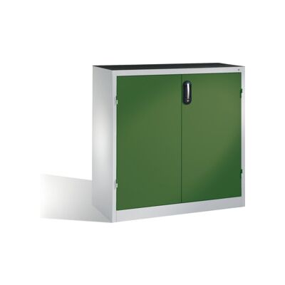 C + P Möbelsysteme Armoire d'appoint pour charges lourdes C+P avec portes battantes, intérieur 2 tablettes, H1200xL1200xP500mm Façade vert réséda Corps gris clair ; C + (8531-052 S10187) - Publicité C + P Möbelsysteme Armoire d'appoint pour charges lourdes C+P avec portes battantes, intérieur 2 tablettes, H1200xL1200xP500mm Façade vert réséda Corps gris clair ; C + (8531-052 S10187) - Publicité