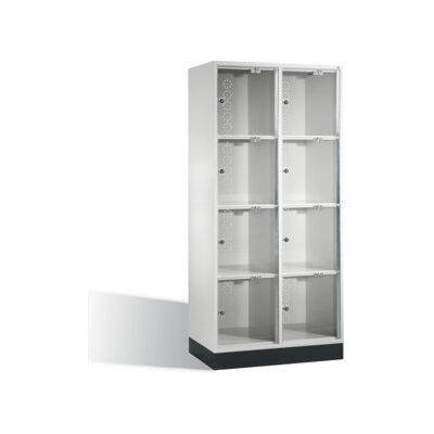 C + P Möbelsysteme Armoire de rangement C+P Intro XL avec portes en verre acrylique, 8 compartiments, H1750xL820xP500mm corps gris clair Certificat GS Oui Oui ; C + P Mö (8470A202 S10003) - Publicité C + P Möbelsysteme Armoire de rangement C+P Intro XL avec portes en verre acrylique, 8 compartiments, H1750xL820xP500mm corps gris clair Certificat GS Oui Oui ; C + P Mö (8470A202 S10003) - Publicité