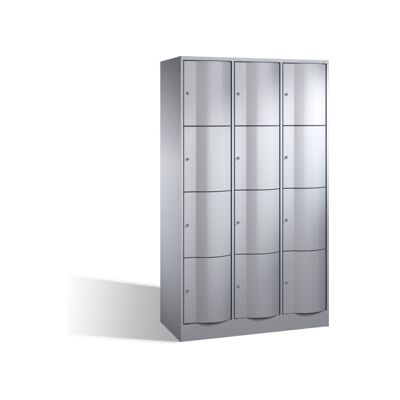 Armoire de rangement C+P Resisto, 12 compartiments, H1950xL1150xP540mm aluminium blanc ; C + P Möbelsysteme (8470-372 S10119) - Publicité Armoire de rangement C+P Resisto, 12 compartiments, H1950xL1150xP540mm aluminium blanc ; C + P Möbelsysteme (8470-372 S10119) - Publicité