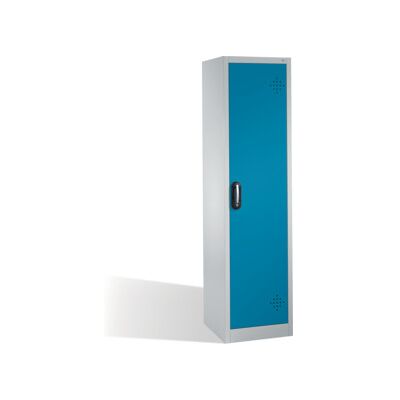 Armoire d'environnement C+P avec porte battante, 4 bacs en polyéthylène, H1950xL500xP500mm Façade bleu clair Corps gris clair ; C + P Möbelsysteme (8901-316 S10110) - Publicité Armoire d'environnement C+P avec porte battante, 4 bacs en polyéthylène, H1950xL500xP500mm Façade bleu clair Corps gris clair ; C + P Möbelsysteme (8901-316 S10110) - Publicité
