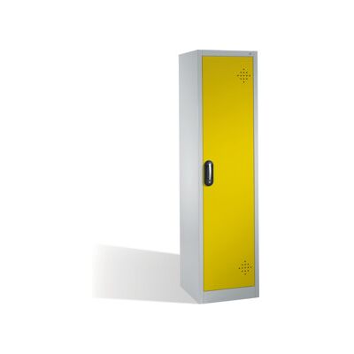 Armoire d'environnement C+P avec porte battante, 4 tablettes pour bacs, H1950xL500xP500mm Façade jaune trafic Corps gris clair ; C + P Möbelsysteme (8901-315 S10150) - Publicité Armoire d'environnement C+P avec porte battante, 4 tablettes pour bacs, H1950xL500xP500mm Façade jaune trafic Corps gris clair ; C + P Möbelsysteme (8901-315 S10150) - Publicité