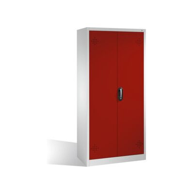 Armoire d'environnement C+P avec portes battantes, 4 bacs en polyéthylène, H1950xL930xP500mm Façade rouge rubis Corps gris clair ; C + P Möbelsysteme (8921-316 S10126) - Publicité Armoire d'environnement C+P avec portes battantes, 4 bacs en polyéthylène, H1950xL930xP500mm Façade rouge rubis Corps gris clair ; C + P Möbelsysteme (8921-316 S10126) - Publicité