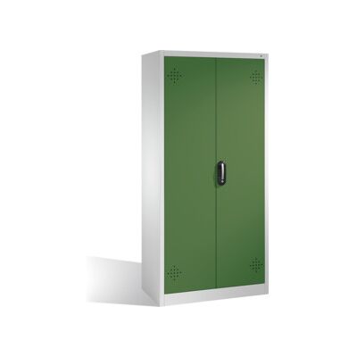 Armoire d'environnement C+P avec portes battantes, 4 bacs en polyéthylène, H1950xL930xP500mm Façade vert réséda Corps gris clair ; C + P Möbelsysteme (8921-316 S10138) - Publicité Armoire d'environnement C+P avec portes battantes, 4 bacs en polyéthylène, H1950xL930xP500mm Façade vert réséda Corps gris clair ; C + P Möbelsysteme (8921-316 S10138) - Publicité