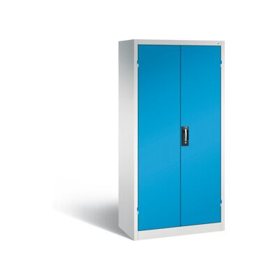 Armoire pour batteries C+P pour 15 outils éléctriques, H 1 950 x l 930 x P 500 mm, bleu clair/gris clair ; C + P Möbelsysteme (8921-05E3 S10002) - Publicité Armoire pour batteries C+P pour 15 outils éléctriques, H 1 950 x l 930 x P 500 mm, bleu clair/gris clair ; C + P Möbelsysteme (8921-05E3 S10002) - Publicité