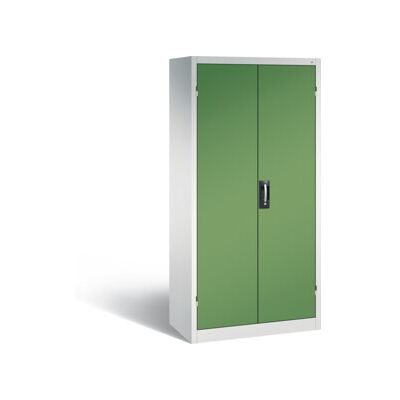 Armoire pour batteries C+P pour 15 outils éléctriques, H 1 950 x l 930 x P 500 mm, vert réséda/gris clair ; C + P Möbelsysteme (8921-05E3 S10003) - Publicité Armoire pour batteries C+P pour 15 outils éléctriques, H 1 950 x l 930 x P 500 mm, vert réséda/gris clair ; C + P Möbelsysteme (8921-05E3 S10003) - Publicité