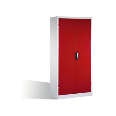 C + P Möbelsysteme Armoire pour charges lourdes C+P avec portes battantes, 3 tablettes et 3 tiroirs, H1950xL930xP600mm Façade rouge rubis Corps gris clair ; C + P Möbels (8922-5230 S10110) - Publicité C + P Möbelsysteme Armoire pour charges lourdes C+P avec portes battantes, 3 tablettes et 3 tiroirs, H1950xL930xP600mm Façade rouge rubis Corps gris clair ; C + P Möbels (8922-5230 S10110) - Publicité