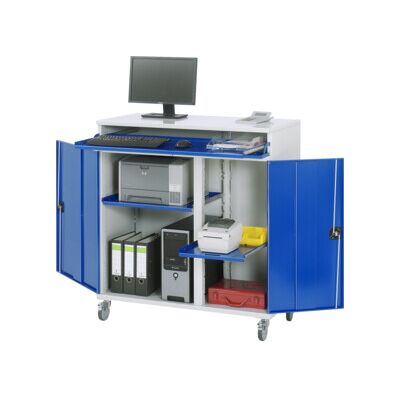 Armoire pour ordinateur Rau - modèle 60 l x p x h 1100 x 520 x 1185 mm (07-1100T-M60F.11) - Publicité Armoire pour ordinateur Rau - modèle 60 l x p x h 1100 x 520 x 1185 mm (07-1100T-M60F.11) - Publicité