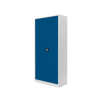 Armoire universelle STIER avec 4 tablettes 1 950x920x420 mm, bleu gentiane, soudée (905956) - Publicité Armoire universelle STIER avec 4 tablettes 1 950x920x420 mm, bleu gentiane, soudée (905956) - Publicité