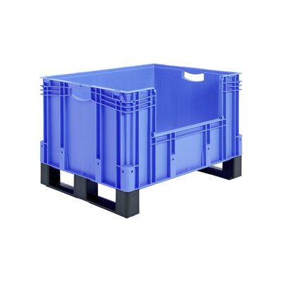 Bacs gerbables norme Europe Bito série XL XL86526DKufe l 800 x l 600 x H 620 bleu (30254) - Publicité Bacs gerbables norme Europe Bito série XL XL86526DKufe l 800 x l 600 x H 620 bleu (30254) - Publicité