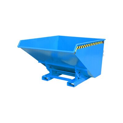 Conteneur à copeaux en acier eurokraft pro - 1,7m³ - Bleu - Publicité Conteneur à copeaux en acier eurokraft pro - 1,7m³ - Bleu - Publicité