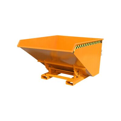 Eurokraft pro Conteneur à copeaux en acier - 1,7 m³ - Jaune-orange - Publicité Eurokraft pro Conteneur à copeaux en acier - 1,7 m³ - Jaune-orange - Publicité