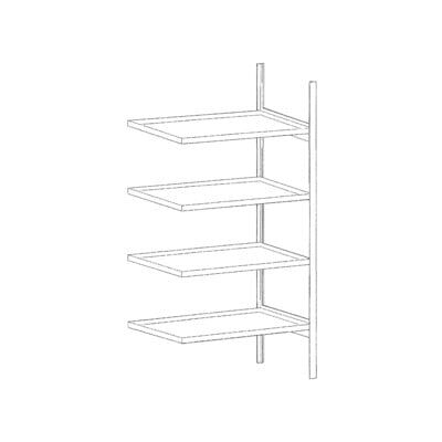 Étagère Bauer Modèle 3018-4E - Rangement pour liquides - Publicité Étagère Bauer Modèle 3018-4E - Rangement pour liquides - Publicité