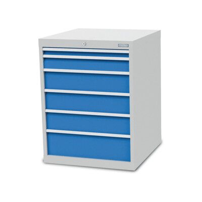 Bedrunka+Hirth Armoire à tiroirs T736 R 24-24 avec 6 tiroirs 1x50 1x100 3x150 1x200 mm (790/1131V10A) - Publicité Bedrunka+Hirth Armoire à tiroirs T736 R 24-24 avec 6 tiroirs 1x50 1x100 3x150 1x200 mm (790/1131V10A) - Publicité