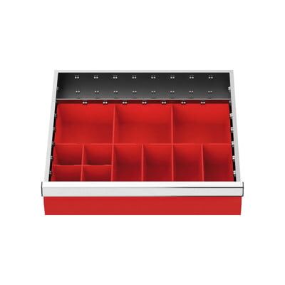 Bedrunka+Hirth Insert de tiroirs Série T500-4 Boîtes pour petites pièces (146-132A) - Publicité Bedrunka+Hirth Insert de tiroirs Série T500-4 Boîtes pour petites pièces (146-132A) - Publicité