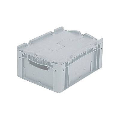 Bito Bac gerbable Euro XL Set / XLD43171 400x300x170 gris Couvercle (C0290-0327) - Publicité Bito Bac gerbable Euro XL Set / XLD43171 400x300x170 gris Couvercle (C0290-0327) - Publicité