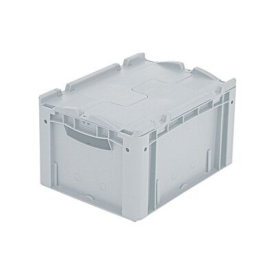 Bito Bac gerbable Euro XL Set / XLD43221 400x300x220 gris Couvercle (C0290-0560) - Publicité Bito Bac gerbable Euro XL Set / XLD43221 400x300x220 gris Couvercle (C0290-0560) - Publicité