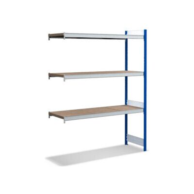 Bito Grand meuble à étagères kit d'extension / 350kg 1999x1512x524 Panneau d'aggloméré 3 niveaux RAL5010 (C1256-0037) - Publicité Bito Grand meuble à étagères kit d'extension / 350kg 1999x1512x524 Panneau d'aggloméré 3 niveaux RAL5010 (C1256-0037) - Publicité