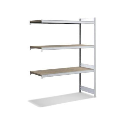 Bito grand meuble à étagères kit d'extension / 350kg 1999x1512x624 Panneau d'aggloméré galvanisé sur 3 niveaux (C1256-0002) - Publicité Bito grand meuble à étagères kit d'extension / 350kg 1999x1512x624 Panneau d'aggloméré galvanisé sur 3 niveaux (C1256-0002) - Publicité