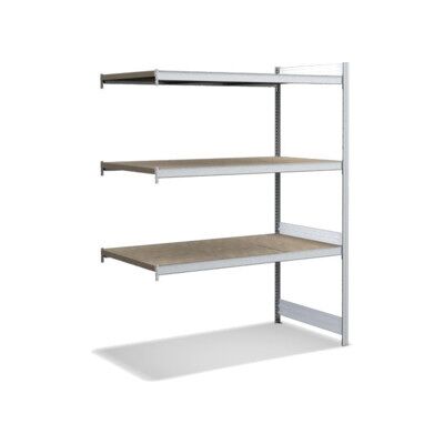 Bito grand meuble à étagères kit d'extension / 350kg 1999x1512x824 Panneau d'aggloméré galvanisé à 3 niveaux (C1256-0003) - Publicité Bito grand meuble à étagères kit d'extension / 350kg 1999x1512x824 Panneau d'aggloméré galvanisé à 3 niveaux (C1256-0003) - Publicité