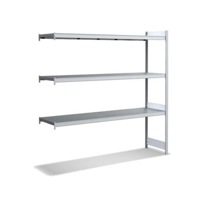 Bito grand meuble à étagères kit d'extension / 350kg 1999x2016x524 3 niveaux étagères galvanisées (C1256-0019) - Publicité Bito grand meuble à étagères kit d'extension / 350kg 1999x2016x524 3 niveaux étagères galvanisées (C1256-0019) - Publicité