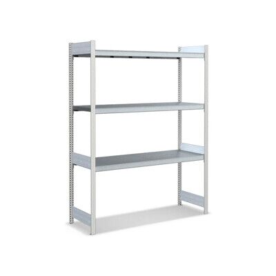 Bito Grand rayonnage Grundfeld Set / 350kg 1999x1562x524 3 niveaux Tablette RAL7035 (C1255-0085) - Publicité Bito Grand rayonnage Grundfeld Set / 350kg 1999x1562x524 3 niveaux Tablette RAL7035 (C1255-0085) - Publicité