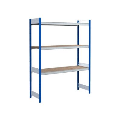 Bito Grand rayonnage Grundfeld Set / 350kg 1999x1562x524 Panneau de particules 3 niveaux RAL5010 (C1255-0037) - Publicité Bito Grand rayonnage Grundfeld Set / 350kg 1999x1562x524 Panneau de particules 3 niveaux RAL5010 (C1255-0037) - Publicité