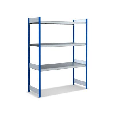 Bito Grand rayonnage Grundfeld Set / 350kg 1999x1562x624 3 niveaux Tablette RAL5010 (C1255-0074) - Publicité Bito Grand rayonnage Grundfeld Set / 350kg 1999x1562x624 3 niveaux Tablette RAL5010 (C1255-0074) - Publicité