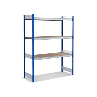 Bito Grand rayonnage Grundfeld Set / 350kg 1999x1562x624 Panneau de particules 3 niveaux RAL5010 (C1255-0038) - Publicité Bito Grand rayonnage Grundfeld Set / 350kg 1999x1562x624 Panneau de particules 3 niveaux RAL5010 (C1255-0038) - Publicité