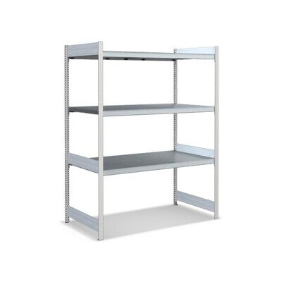 Bito Grand rayonnage Grundfeld Set / 350kg 1999x1562x824 3 niveaux Tablette RAL7035 (C1255-0087) - Publicité Bito Grand rayonnage Grundfeld Set / 350kg 1999x1562x824 3 niveaux Tablette RAL7035 (C1255-0087) - Publicité