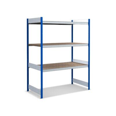 Bito Grand rayonnage Grundfeld Set / 350kg 1999x1562x824 Panneau de particules 3 niveaux RAL5010 (C1255-0039) - Publicité Bito Grand rayonnage Grundfeld Set / 350kg 1999x1562x824 Panneau de particules 3 niveaux RAL5010 (C1255-0039) - Publicité