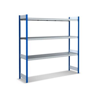 Bito Grand rayonnage Grundfeld Set / 350kg 1999x2066x524 3 niveaux Tablette RAL5010 (C1255-0079) - Publicité Bito Grand rayonnage Grundfeld Set / 350kg 1999x2066x524 3 niveaux Tablette RAL5010 (C1255-0079) - Publicité