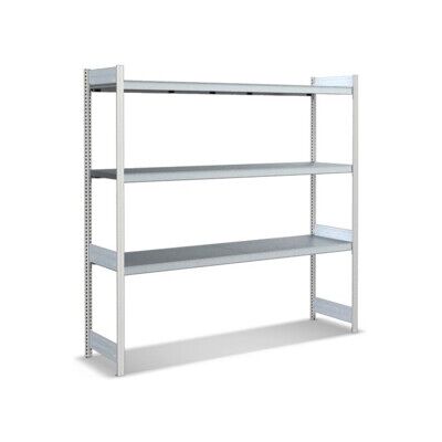 Bito Grand rayonnage Grundfeld Set / 350kg 1999x2066x524 3 niveaux Tablette RAL7035 (C1255-0091) - Publicité Bito Grand rayonnage Grundfeld Set / 350kg 1999x2066x524 3 niveaux Tablette RAL7035 (C1255-0091) - Publicité