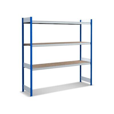 Bito Grand rayonnage Grundfeld Set / 350kg 1999x2066x524 Panneau de particules 3 niveaux RAL5010 (C1255-0043) - Publicité Bito Grand rayonnage Grundfeld Set / 350kg 1999x2066x524 Panneau de particules 3 niveaux RAL5010 (C1255-0043) - Publicité