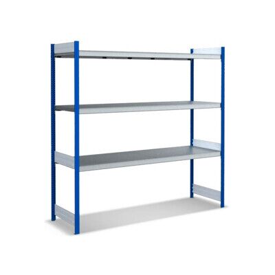 Bito Grand rayonnage Grundfeld Set / 350kg 1999x2066x624 Tablette 3 niveaux RAL5010 (C1255-0080) - Publicité Bito Grand rayonnage Grundfeld Set / 350kg 1999x2066x624 Tablette 3 niveaux RAL5010 (C1255-0080) - Publicité