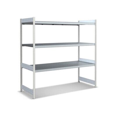 Bito Grand rayonnage Grundfeld Set / 350kg 1999x2066x824 3 niveaux Tablette RAL7035 (C1255-0093) - Publicité Bito Grand rayonnage Grundfeld Set / 350kg 1999x2066x824 3 niveaux Tablette RAL7035 (C1255-0093) - Publicité
