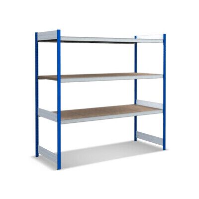 Bito Grand rayonnage Grundfeld Set / 350kg 1999x2066x824 Panneau de particules 3 niveaux RAL5010 (C1255-0045) - Publicité Bito Grand rayonnage Grundfeld Set / 350kg 1999x2066x824 Panneau de particules 3 niveaux RAL5010 (C1255-0045) - Publicité