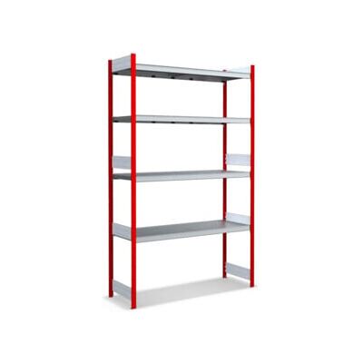 Bito Grand rayonnage Grundfeld Set / 350kg 2499x1562x524 4 niveaux Rayonnage RAL3000 (C1255-0064) - Publicité Bito Grand rayonnage Grundfeld Set / 350kg 2499x1562x524 4 niveaux Rayonnage RAL3000 (C1255-0064) - Publicité