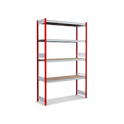 Bito Grand rayonnage Grundfeld Set / 350kg 2499x1562x524 Panneau de particules 4 niveaux RAL3000 (C1255-0028) - Publicité Bito Grand rayonnage Grundfeld Set / 350kg 2499x1562x524 Panneau de particules 4 niveaux RAL3000 (C1255-0028) - Publicité