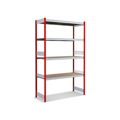 Bito Grand rayonnage Grundfeld Set / 350kg 2499x1562x624 Panneau de particules 4 niveaux RAL3000 (C1255-0029) - Publicité Bito Grand rayonnage Grundfeld Set / 350kg 2499x1562x624 Panneau de particules 4 niveaux RAL3000 (C1255-0029) - Publicité