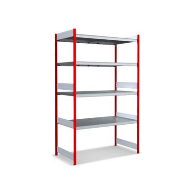 Bito Grand rayonnage Grundfeld Set / 350kg 2499x1562x824 4 niveaux Rayonnage RAL3000 (C1255-0066) - Publicité Bito Grand rayonnage Grundfeld Set / 350kg 2499x1562x824 4 niveaux Rayonnage RAL3000 (C1255-0066) - Publicité
