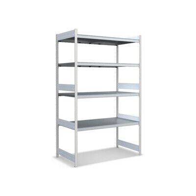 Bito Grand rayonnage Grundfeld Set / 350kg 2499x1562x824 4 niveaux Rayonnage RAL7035 (C1255-0090) - Publicité Bito Grand rayonnage Grundfeld Set / 350kg 2499x1562x824 4 niveaux Rayonnage RAL7035 (C1255-0090) - Publicité