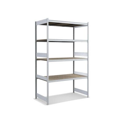 Bito Grand rayonnage Grundfeld Set / 350kg 2499x1562x824 Panneau de particules 4 niveaux galvanisé (C1255-0006) - Publicité Bito Grand rayonnage Grundfeld Set / 350kg 2499x1562x824 Panneau de particules 4 niveaux galvanisé (C1255-0006) - Publicité