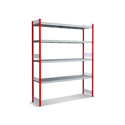 Bito Grand rayonnage Grundfeld Set / 350kg 2499x2066x524 4 niveaux Rayonnage RAL3000 (C1255-0070) - Publicité Bito Grand rayonnage Grundfeld Set / 350kg 2499x2066x524 4 niveaux Rayonnage RAL3000 (C1255-0070) - Publicité
