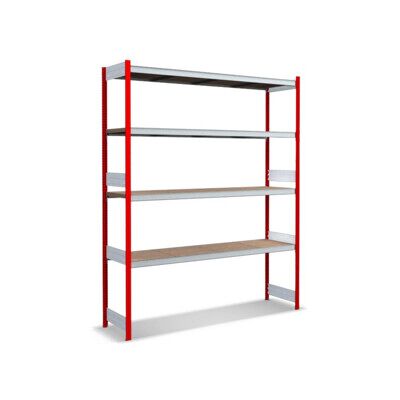 Bito Grand rayonnage Grundfeld Set / 350kg 2499x2066x524 Panneau de particules 4 niveaux RAL3000 (C1255-0034) - Publicité Bito Grand rayonnage Grundfeld Set / 350kg 2499x2066x524 Panneau de particules 4 niveaux RAL3000 (C1255-0034) - Publicité